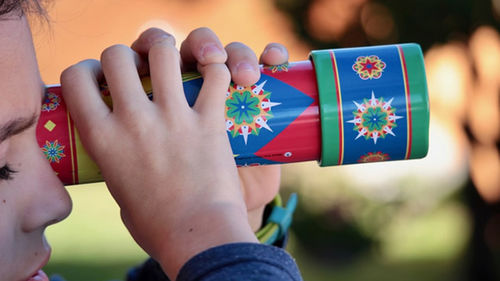 Silindrik Kaleidoskop Yaratıcı Baskı